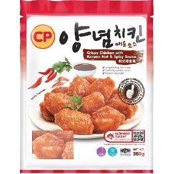 CP Crispy Chicken With Korean Hot And Spicy Sauce 380g
