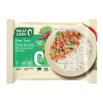 Meat Zero Thai Basil and Vegan Meat with Rice 320g