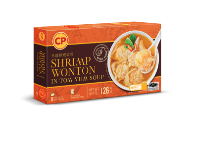 CP Shrimp Wonton Box in Tom Yum Soup 126g