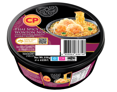CP Thai Spicy Shrimp Wonton Noodle - 229G