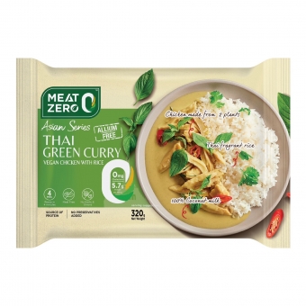 Meat Zero Thai Green Curry Vegan Chicken with Rice 320g